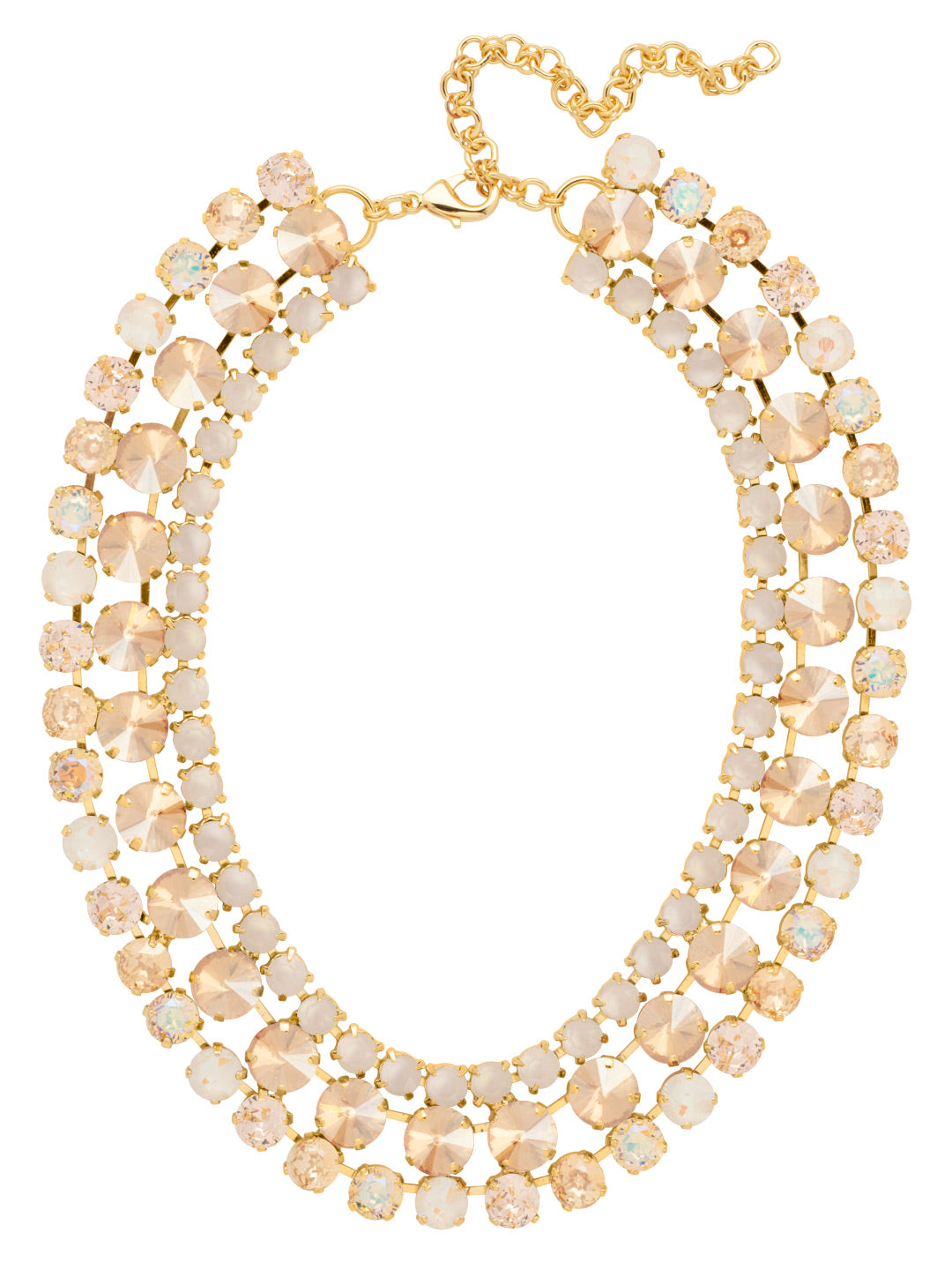 Sorrelli Golden Goddess Sloane Layered Statement Necklace