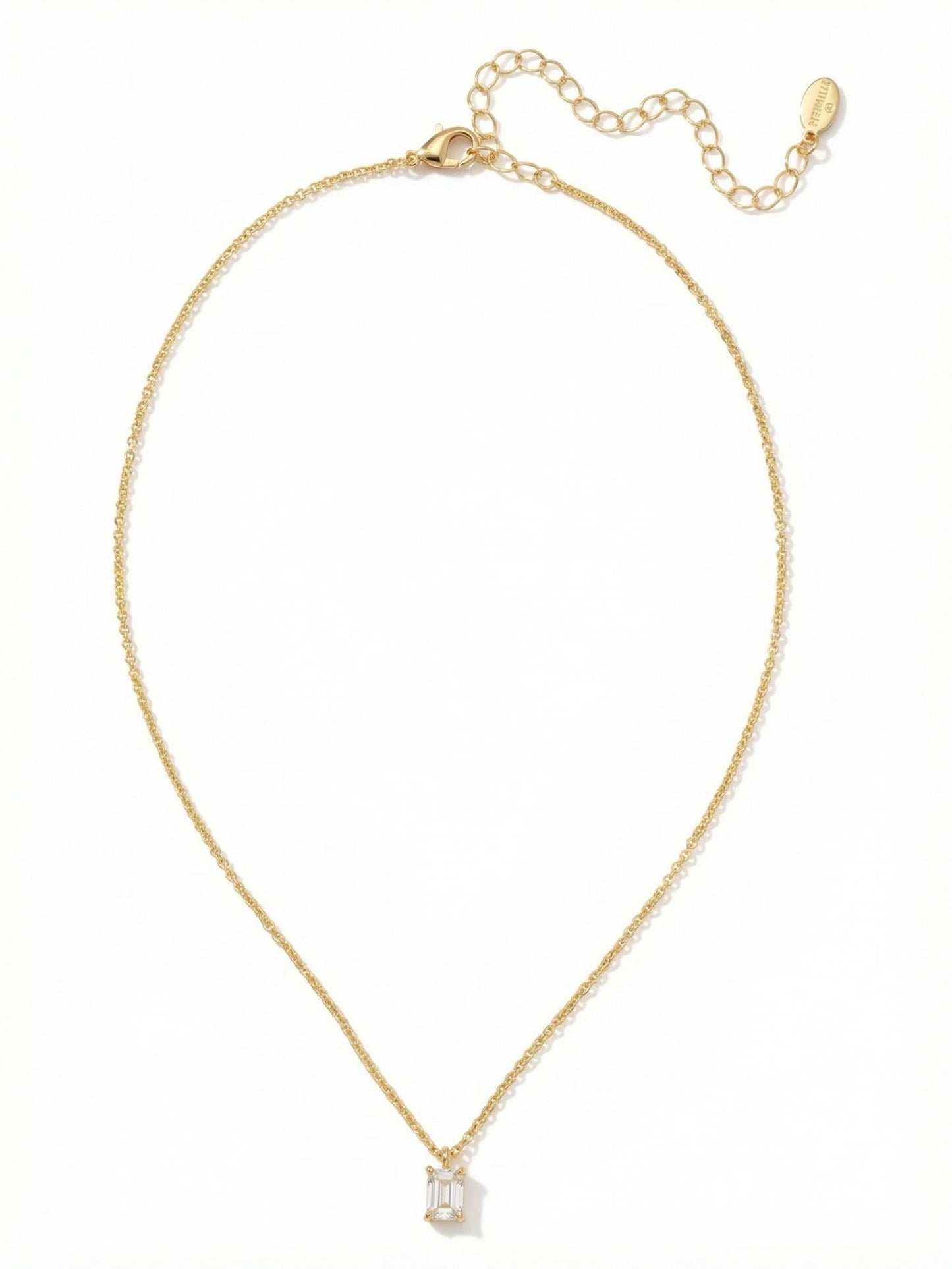 Sorrelli Crystal Petite Emerald Pendant Necklace