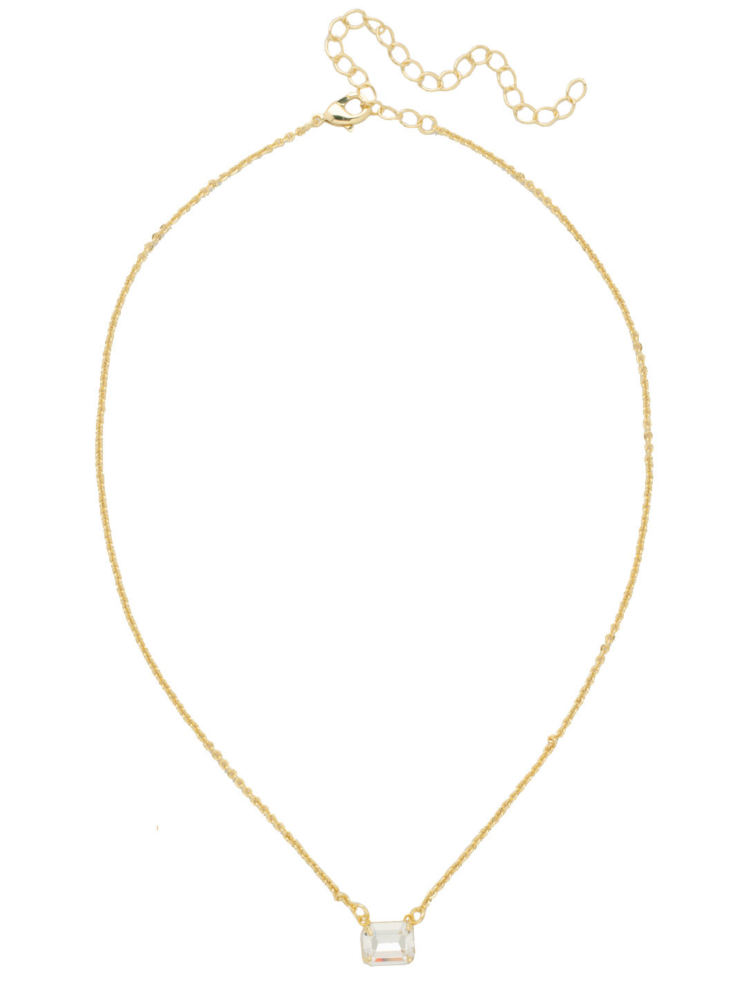 Sorrelli Crystal Octavia Single Crystal Pendant Necklace