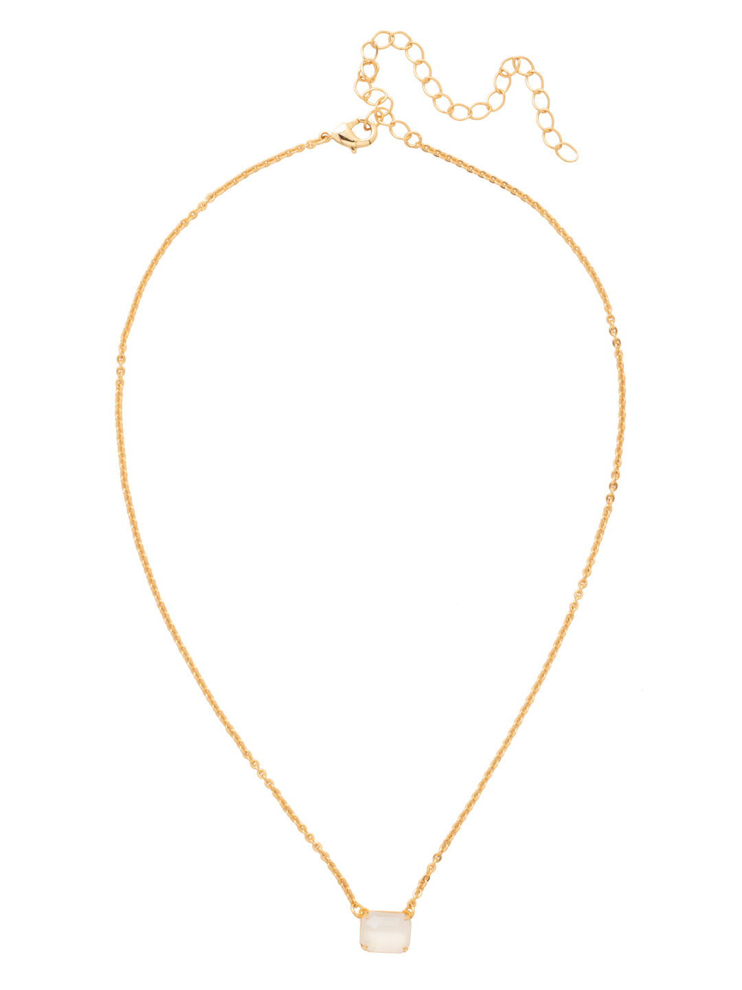 Sorrelli Icicle Octavia Single Crystal Pendant Necklace