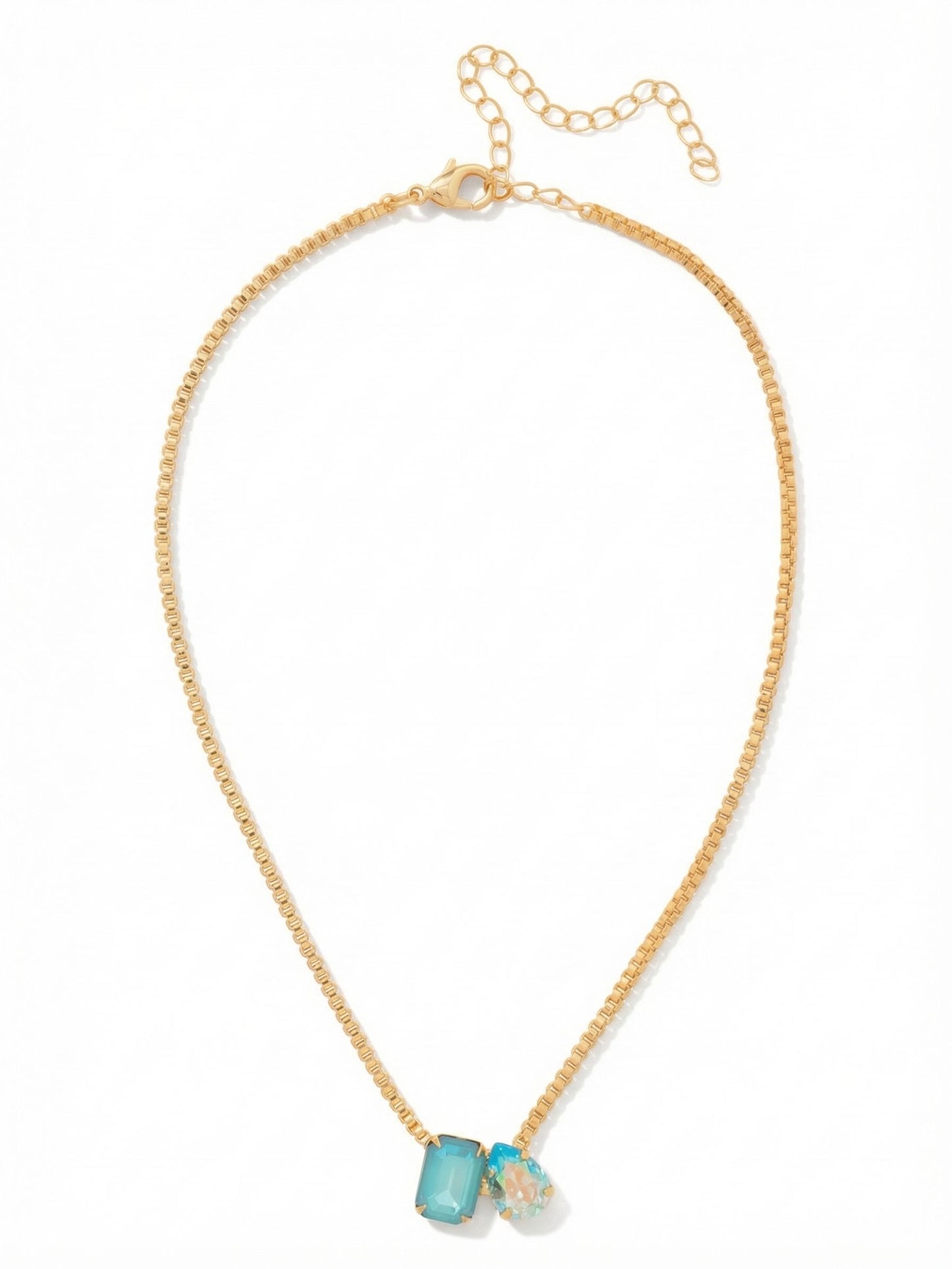 Sorrelli Coastal Dreams Emerald Pear Pendant Necklace