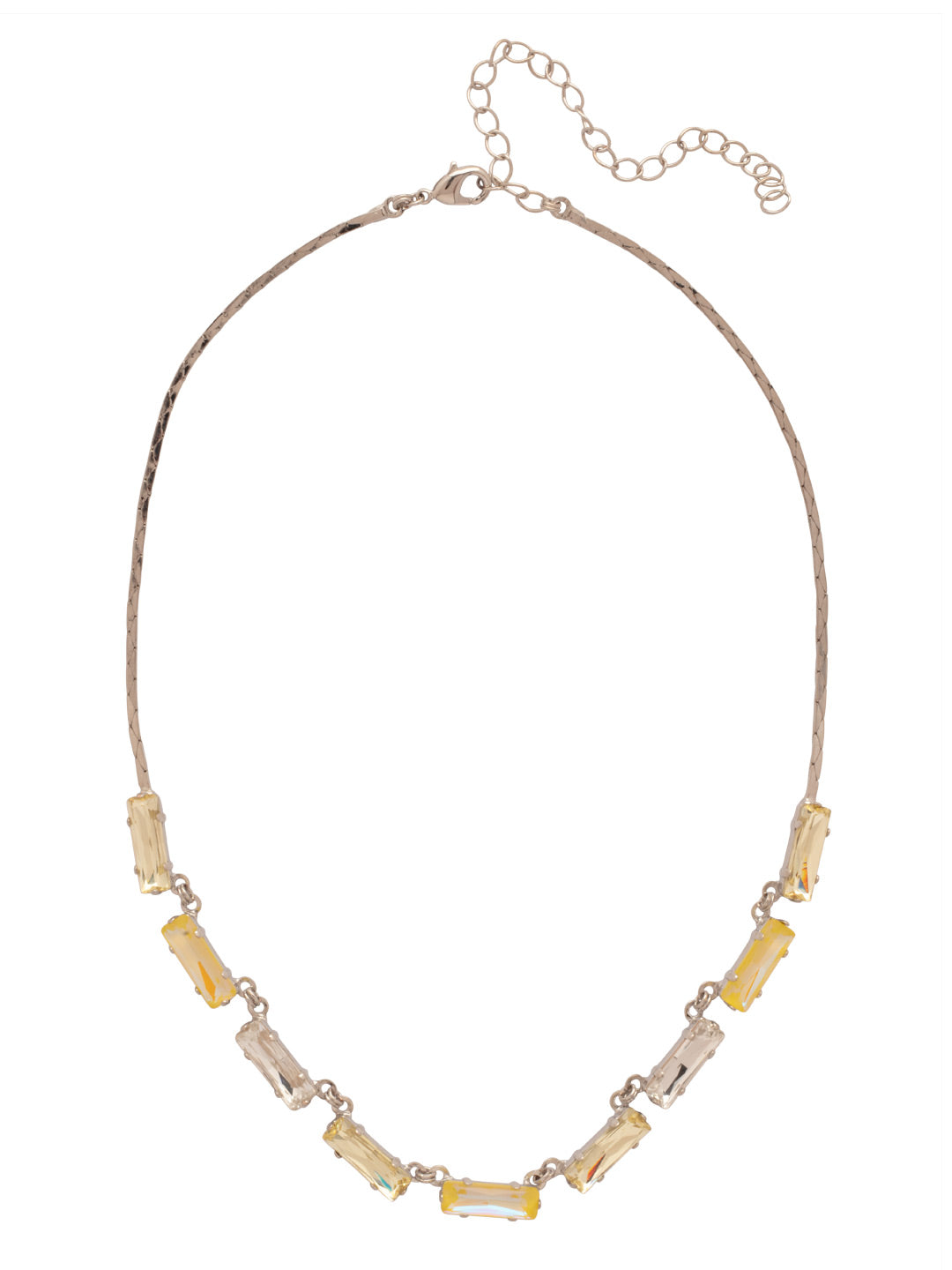 Sorrelli Lemon Zest Bindi Repeating Tennis Necklace