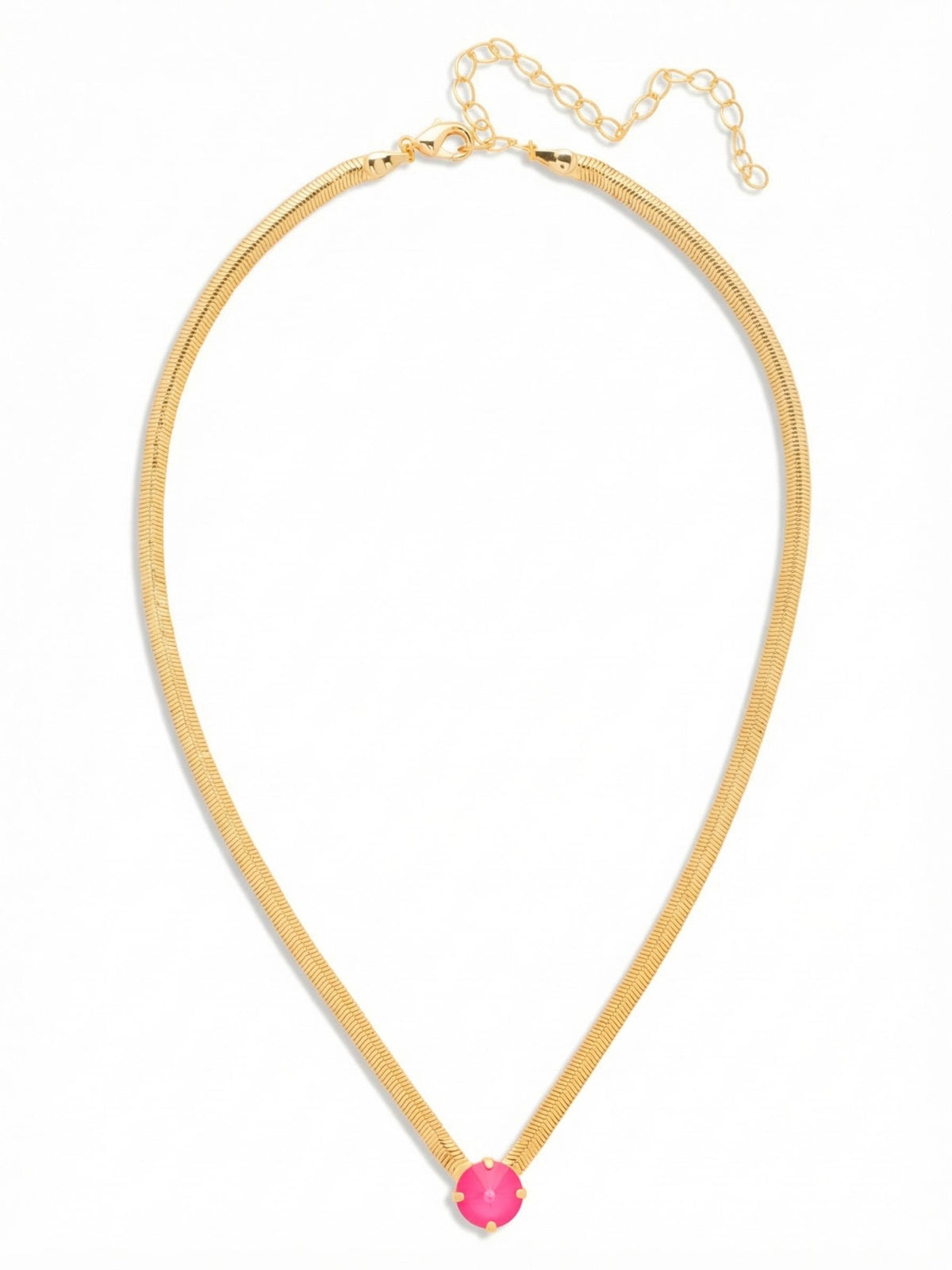 Sorrelli Electric Pink Rowan Pendant Necklace