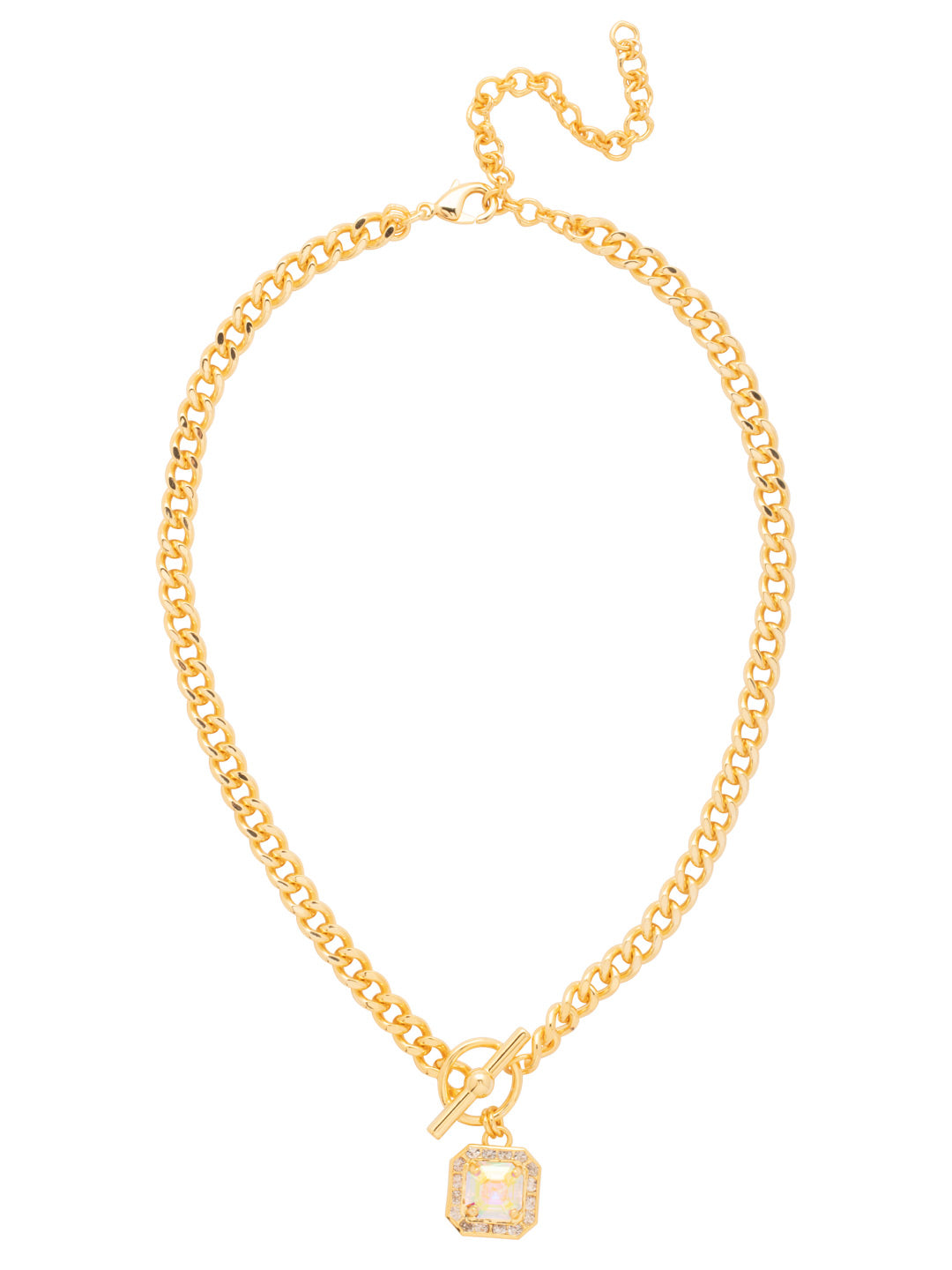 Sorrelli Crystal Aurora Borealis Autumn Pendant Necklace