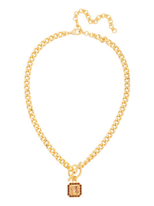 Sorrelli Honey Bourbon Autumn Pendant Necklace