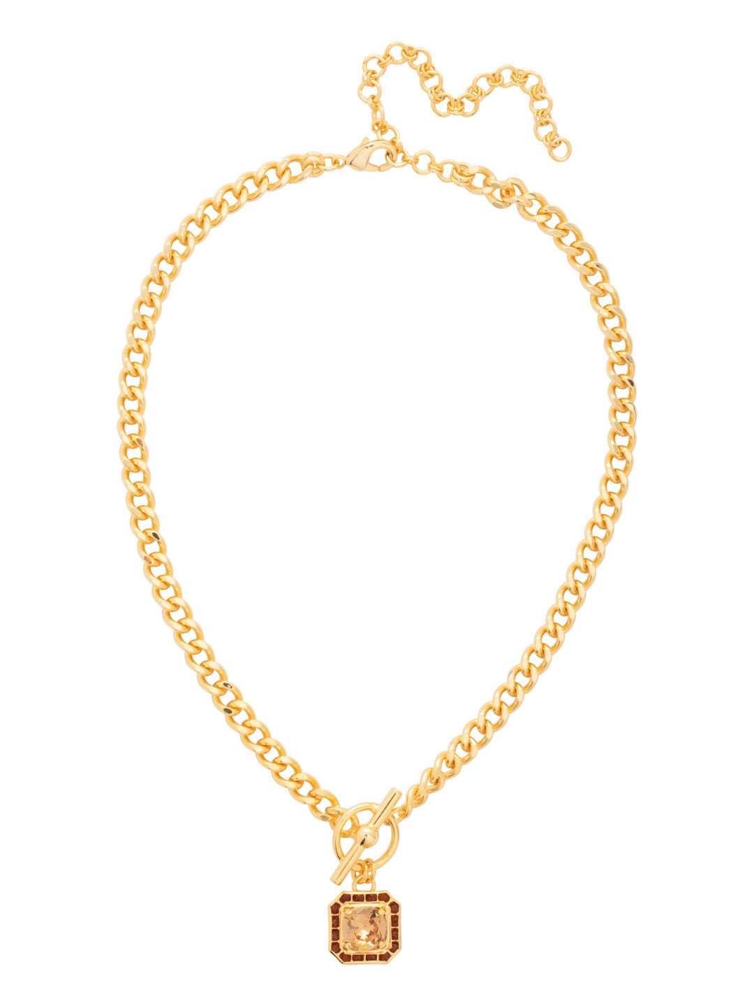 Sorrelli Honey Bourbon Autumn Pendant Necklace