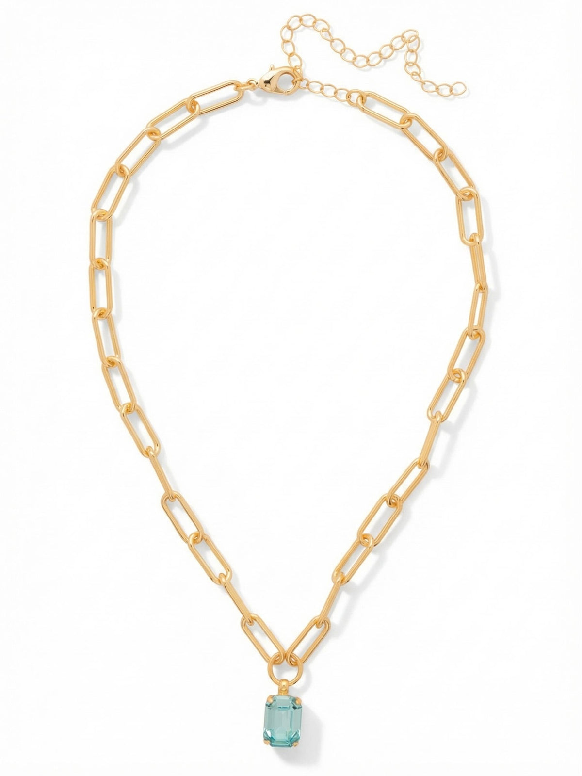 Sorrelli Aquamarine Nia Pendant Necklace