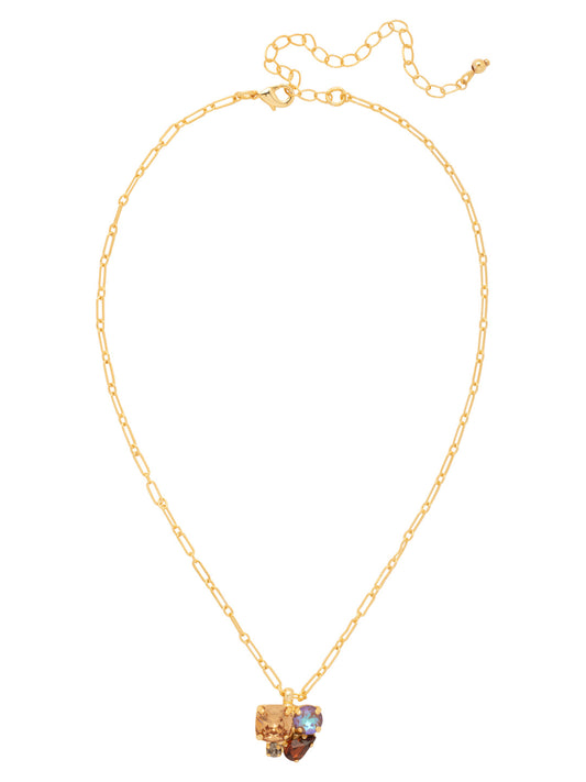 Sorrelli Honey Bourbon Anika Pendant Necklace