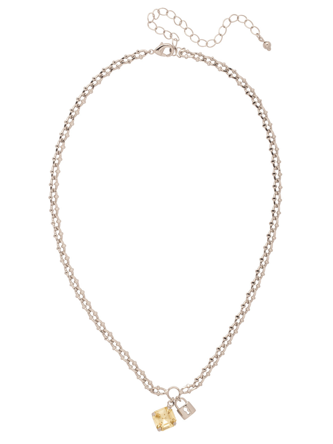 Sorrelli Jonquil Izzy Lock Pendant Necklace