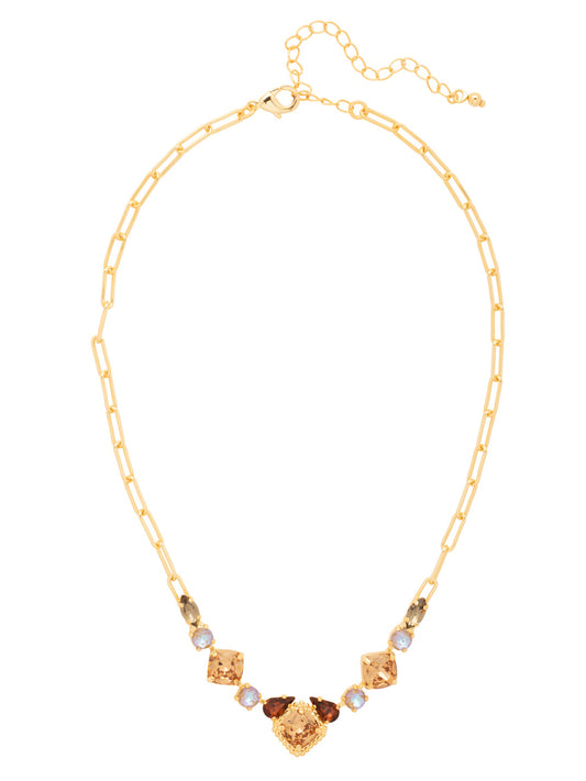Sorrelli Honey Bourbon Izzy Tennis Necklace