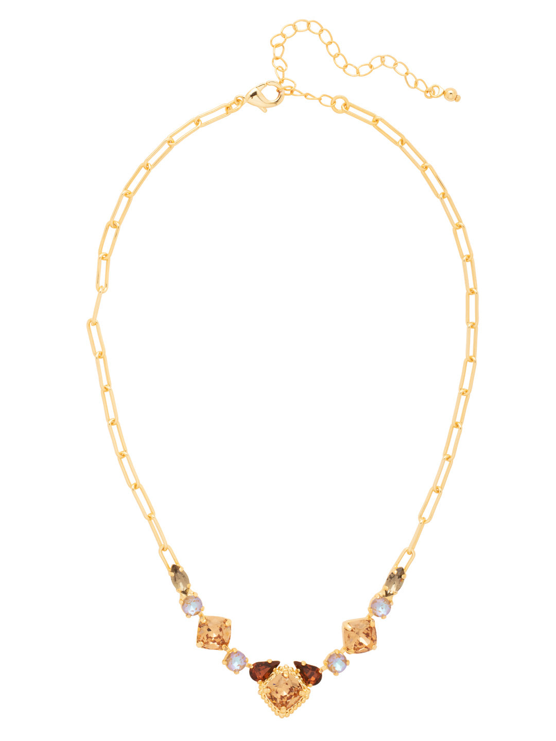 Sorrelli Honey Bourbon Izzy Tennis Necklace