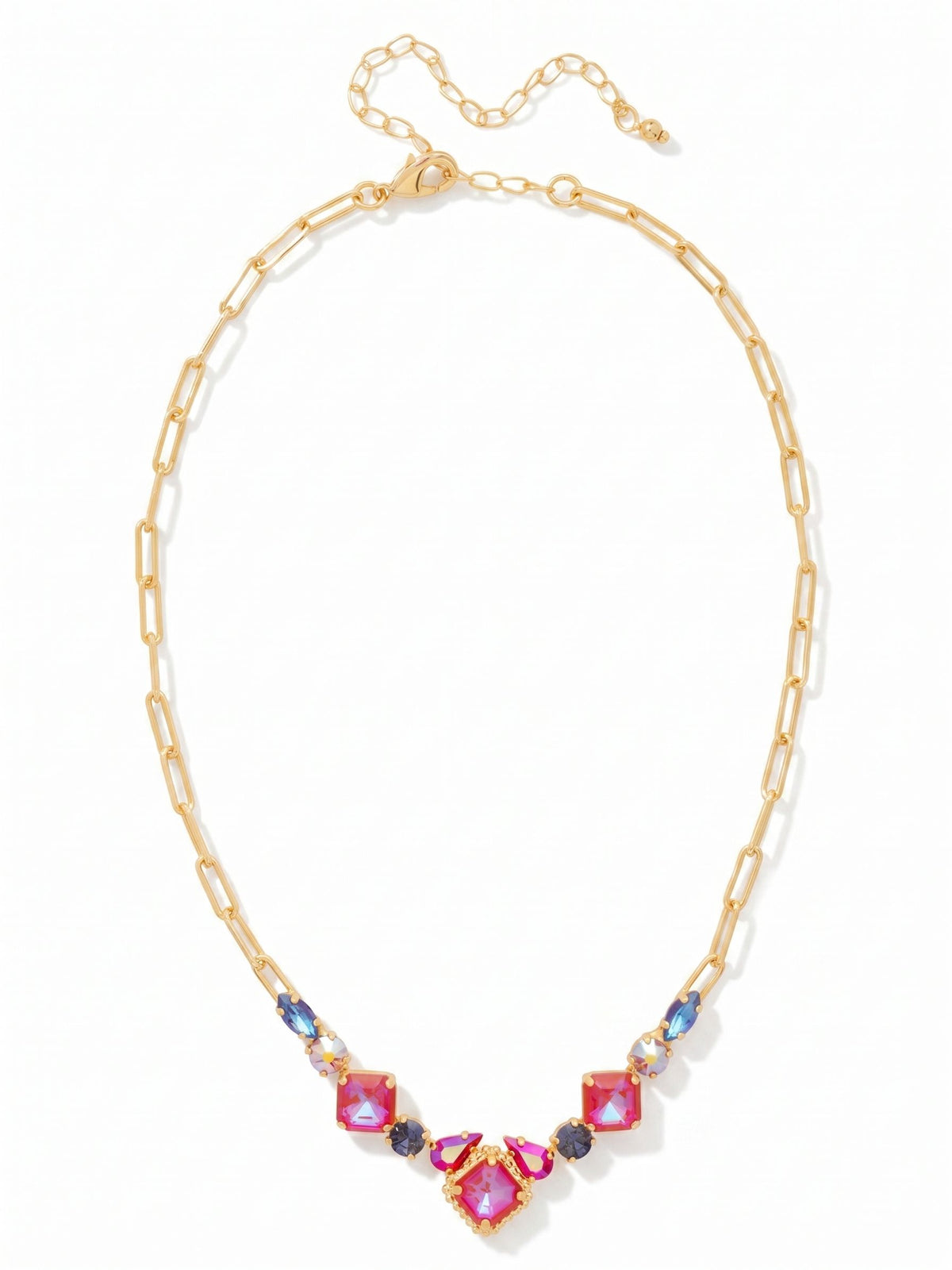 Sorrelli red velvet Izzy Tennis Necklace