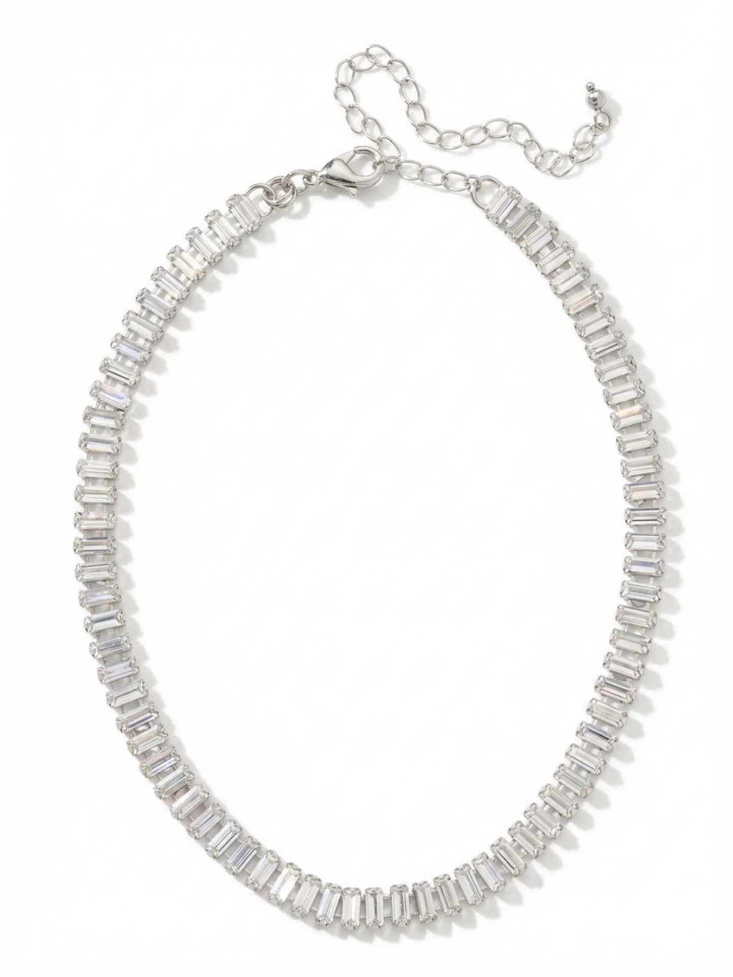 Sorrelli Crystal Bianca Choker Tennis Necklace