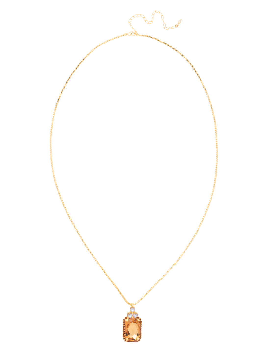 Sorrelli Honey Bourbon Viretta Embellished Pendant Necklace