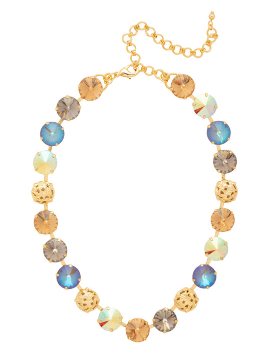Sorrelli Honey Bourbon Clementine Tennis Necklace