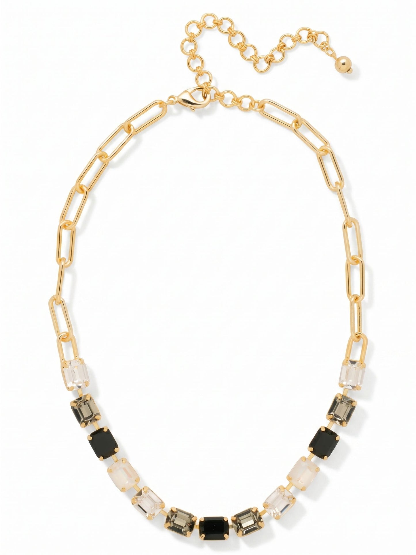 Sorrelli Starry Night Octavia Paperclip Tennis Necklace