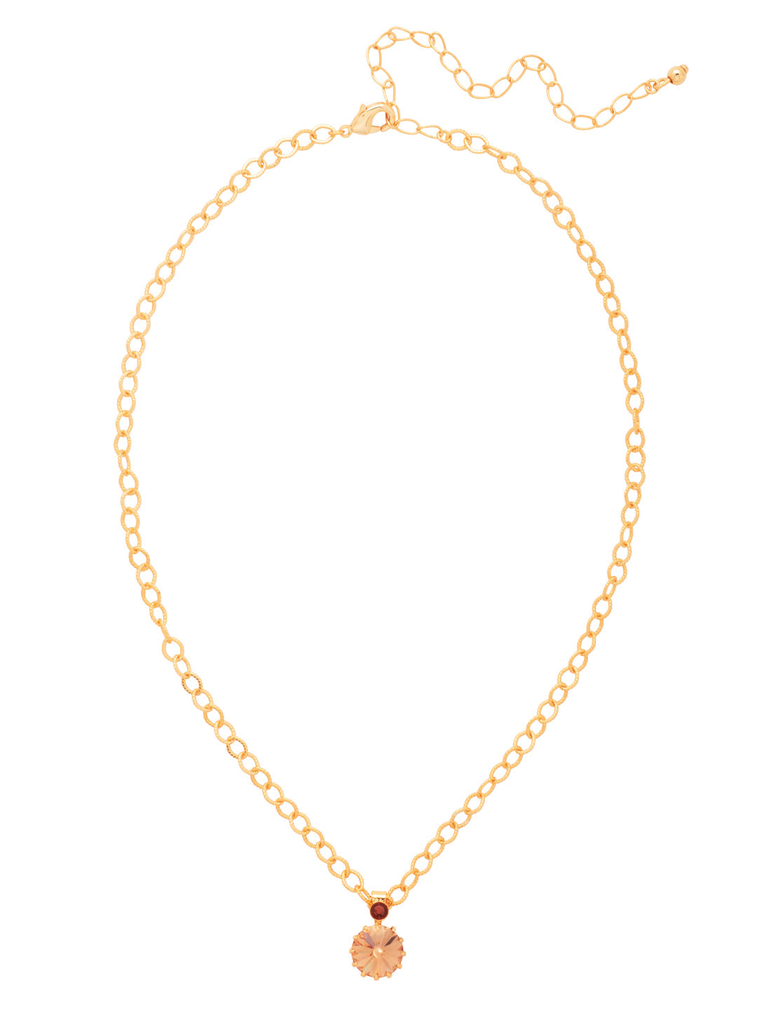 Sorrelli Honey Bourbon Regal Rivoli Pendant Necklace