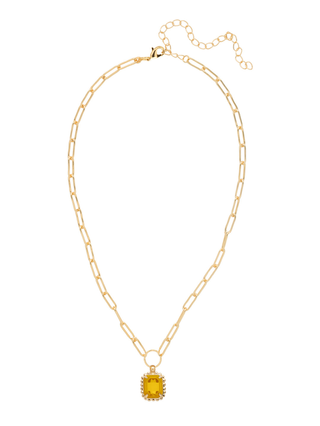 Sorrelli Light Topaz Octavia Scalloped Pendant Necklace