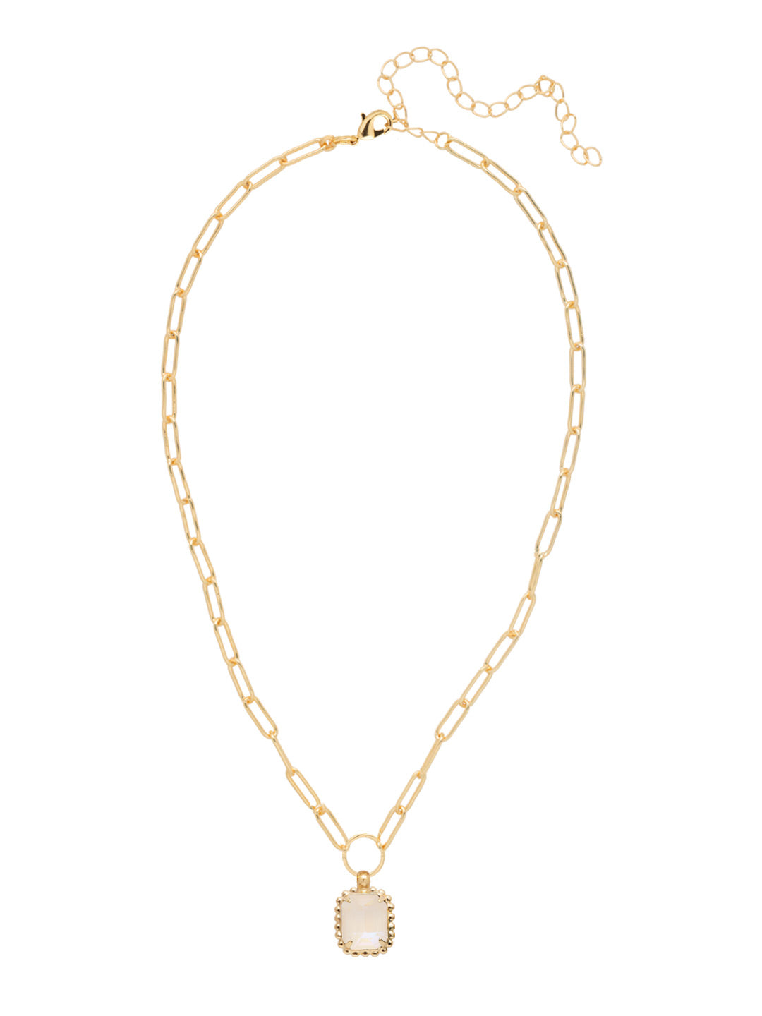Sorrelli Ultra White Octavia Scalloped Pendant Necklace