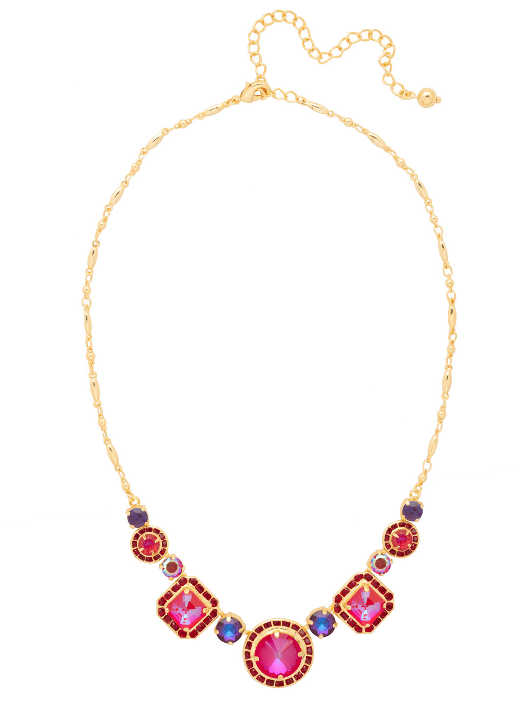 Sorrelli Red Velvet Davina Tennis Necklace