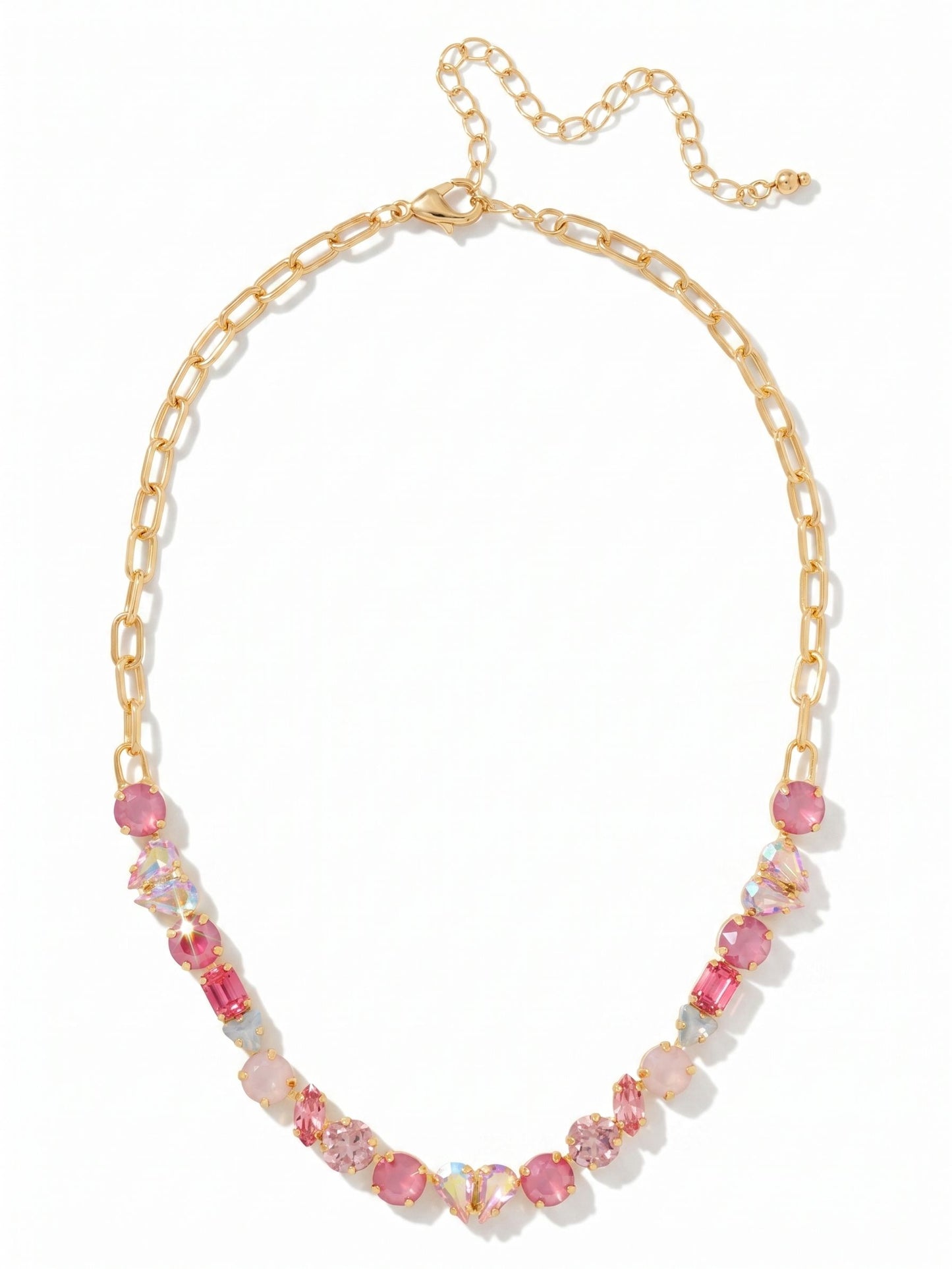 Sorrelli Panama Rose Crystal Crush Tennis Necklace