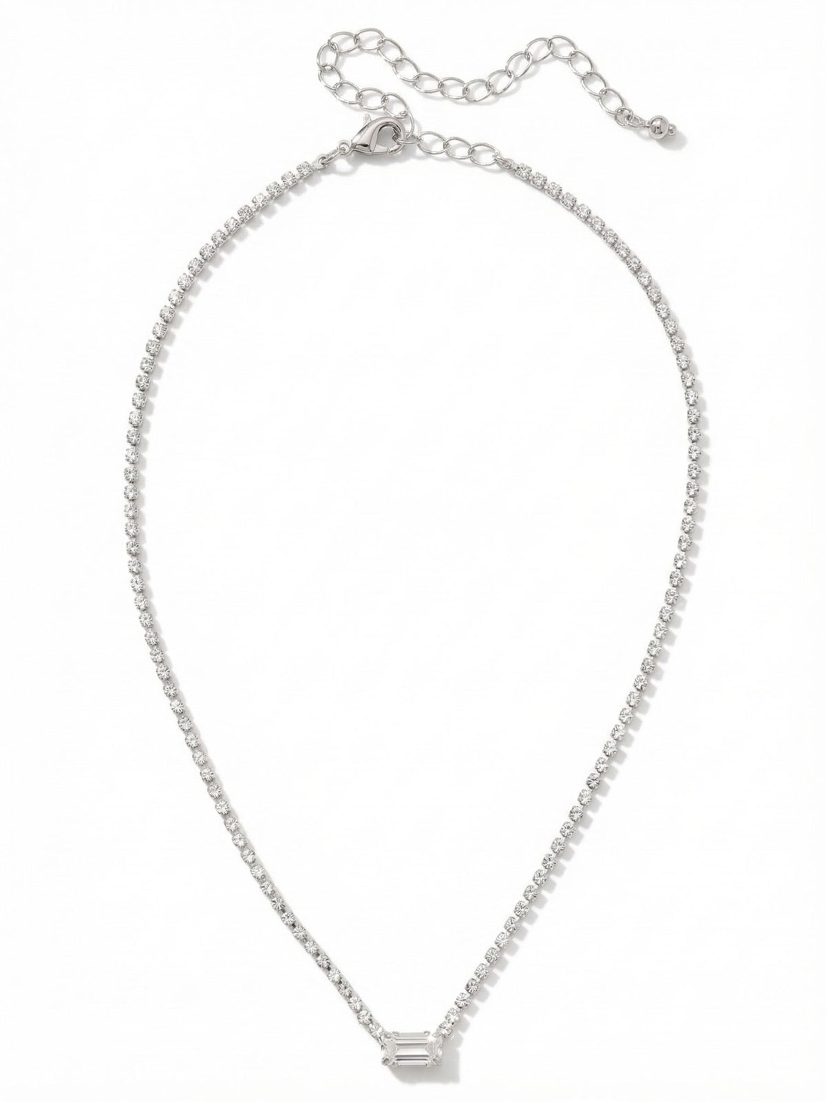 Sorrelli Crystal Mini Marnie Baguette Pendant Necklace