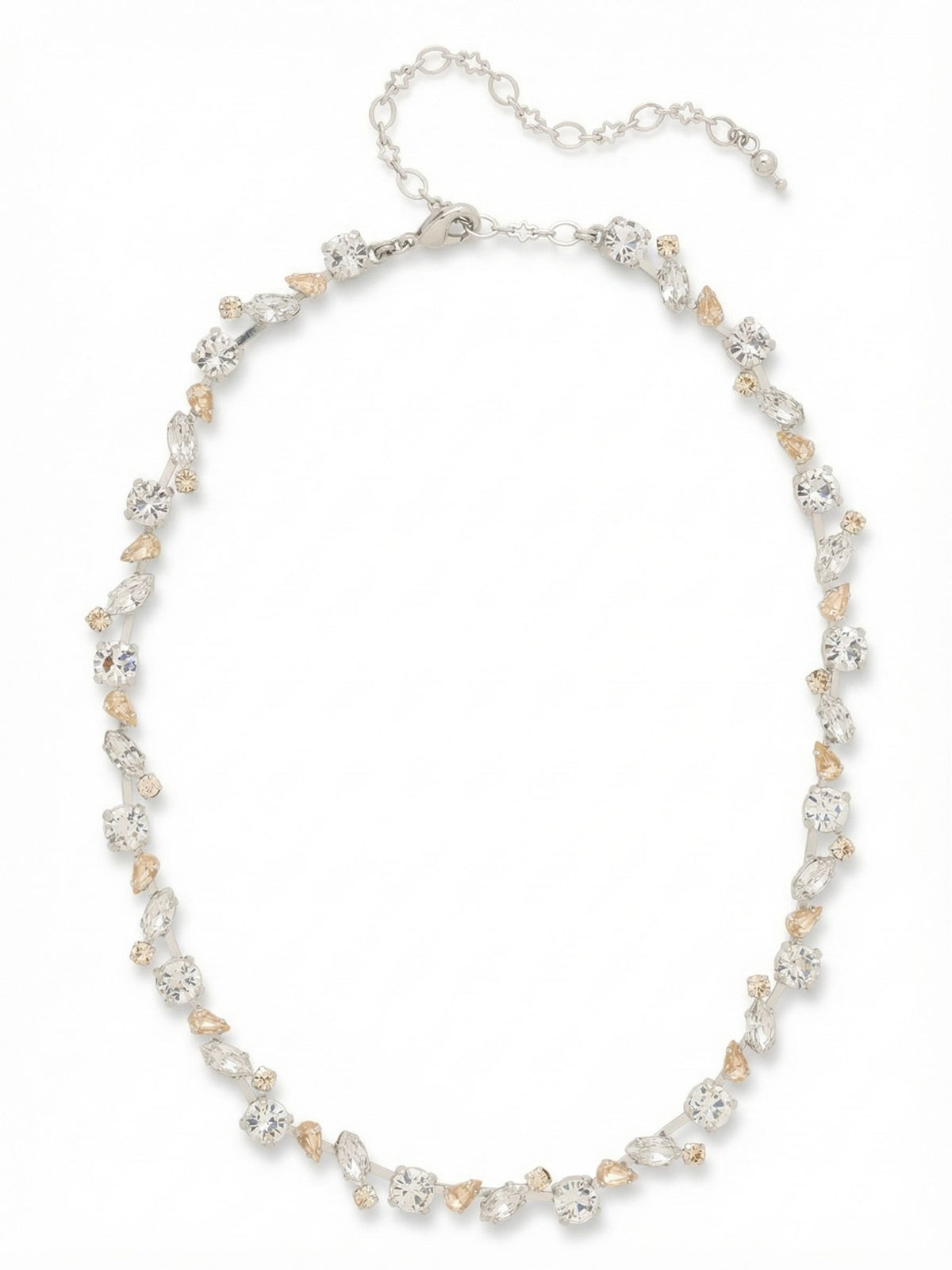 Sorrelli Crystal Lace Daphne Tennis Necklace