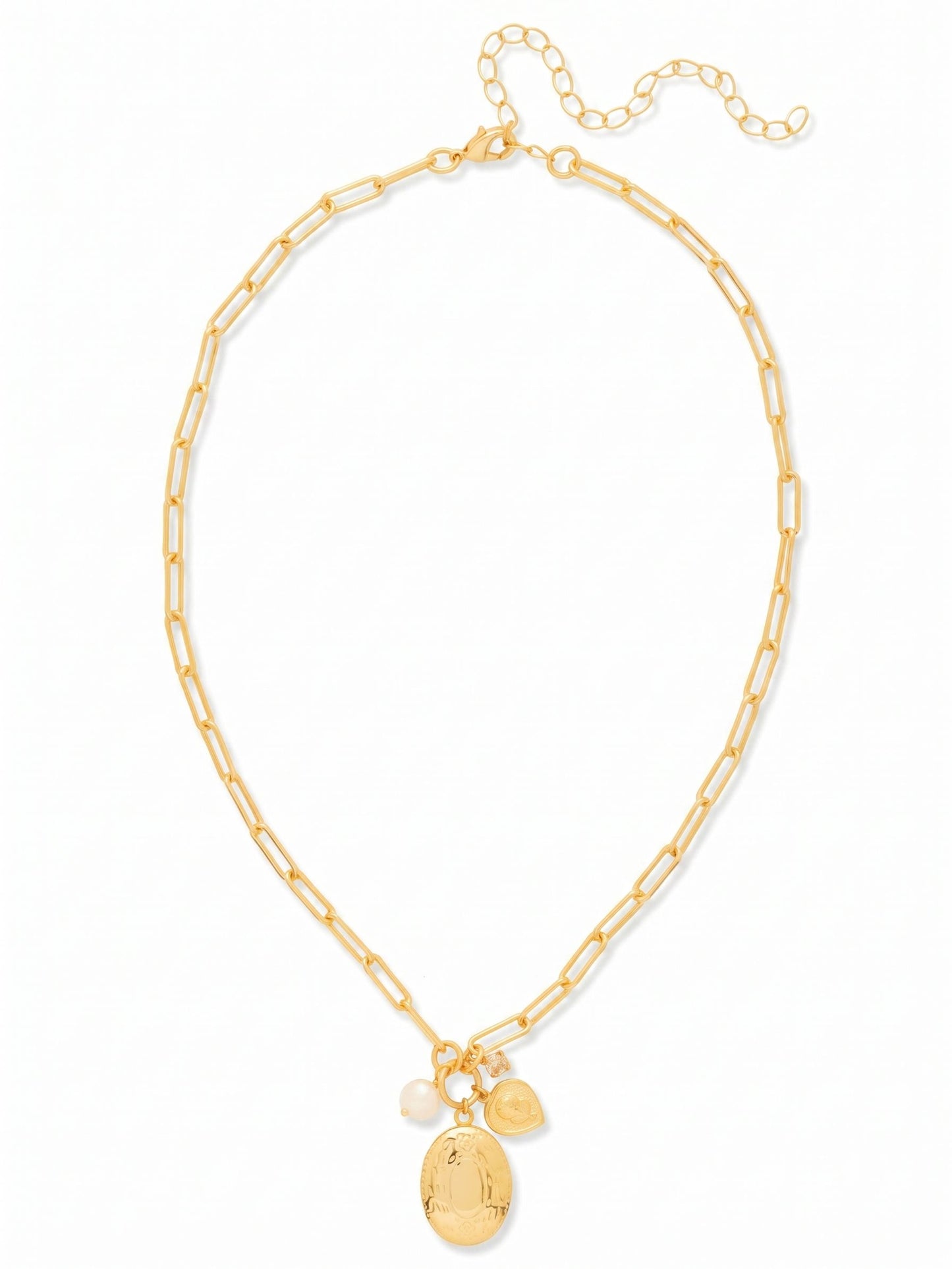Sorrelli Silk Rosie Locket Pendant Necklace
