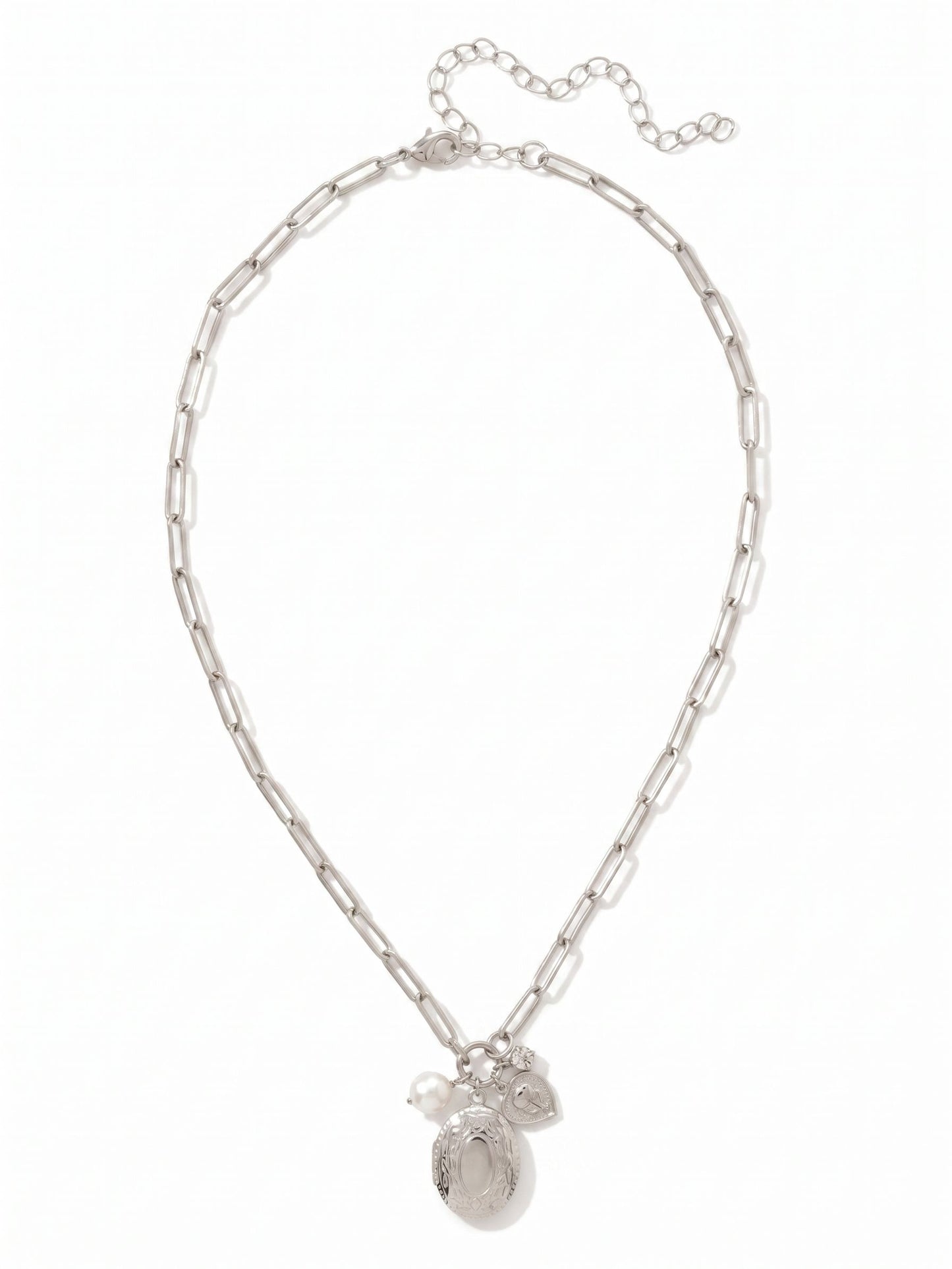Sorrelli Crystal Rosie Locket Pendant Necklace