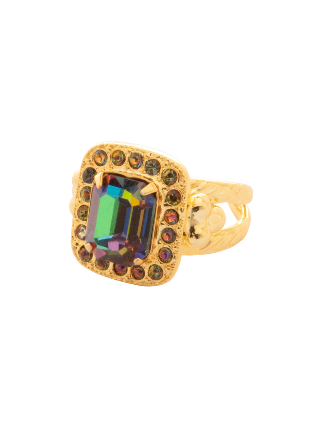 Sorrelli Volcano Opulent Octagon Cocktail Ring