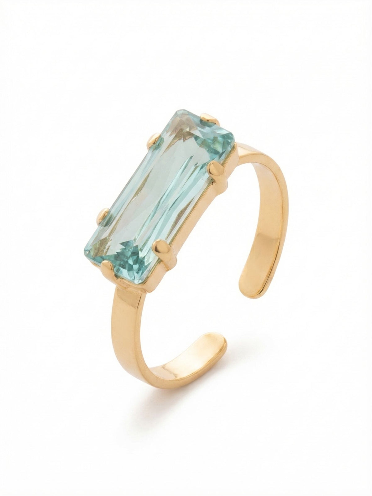 Sorrelli Aquamarine Bindi Band Ring