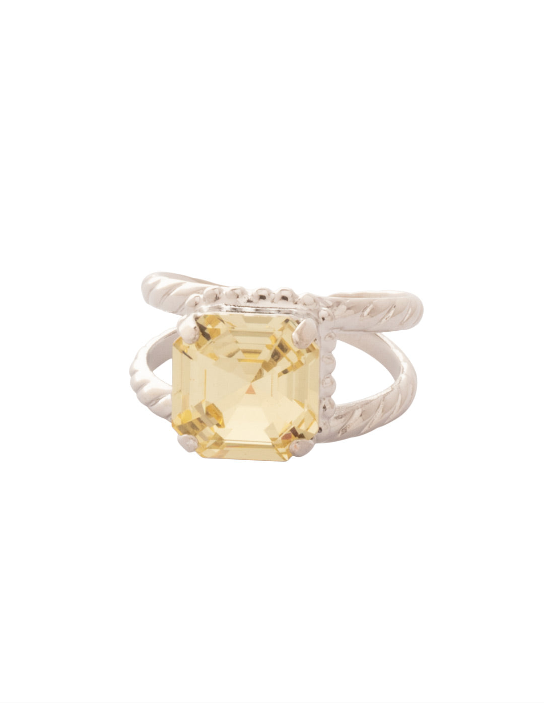Sorrelli Jonquil Izzy Adjustable Cocktail Ring