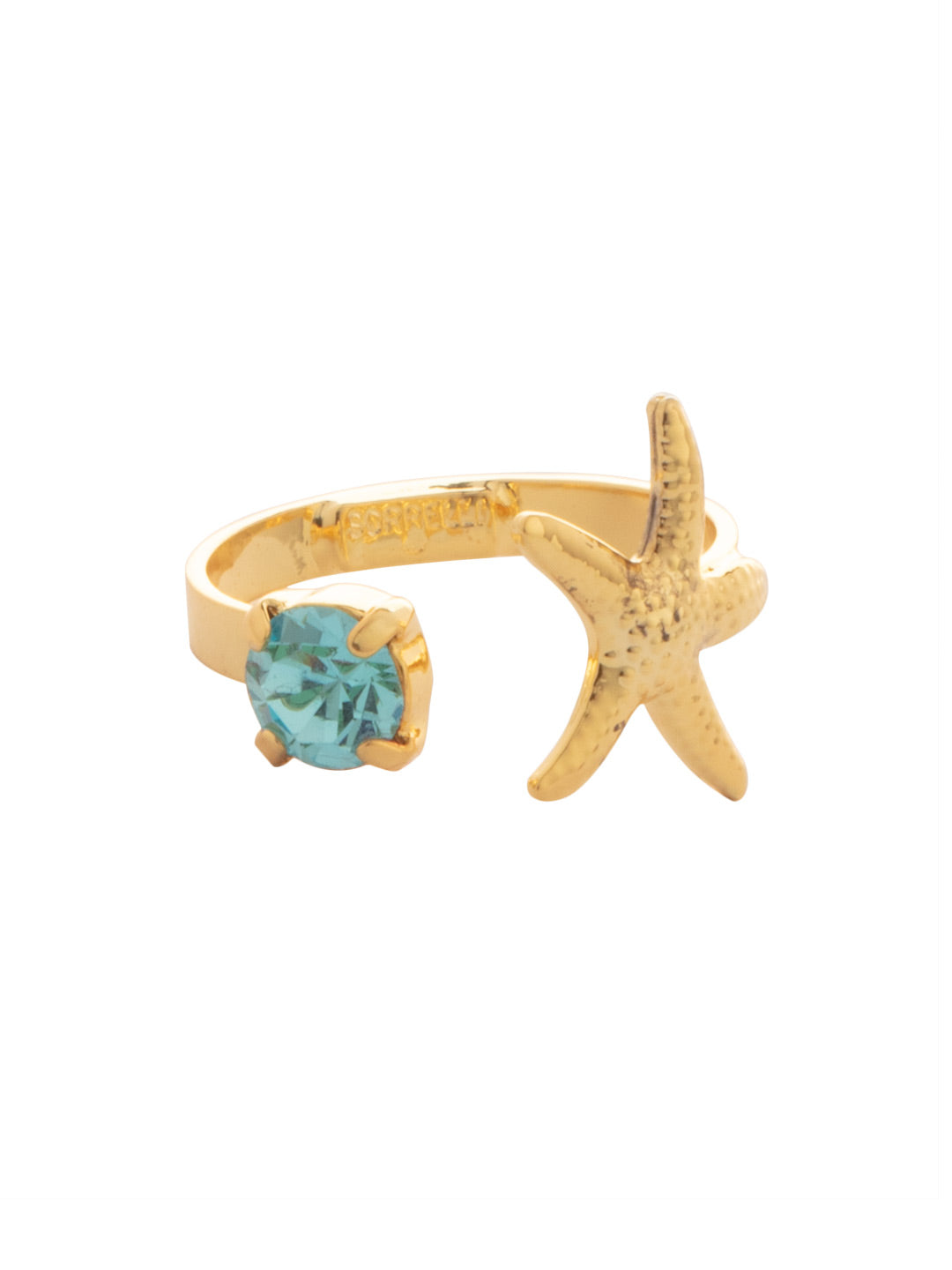 Sorrelli Coastal Dreams Starfish Open Band Ring