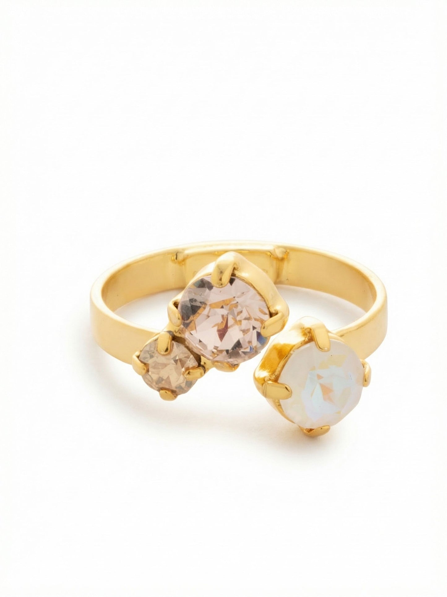 Sorrelli Golden Goddess Bubbles Open Band Ring