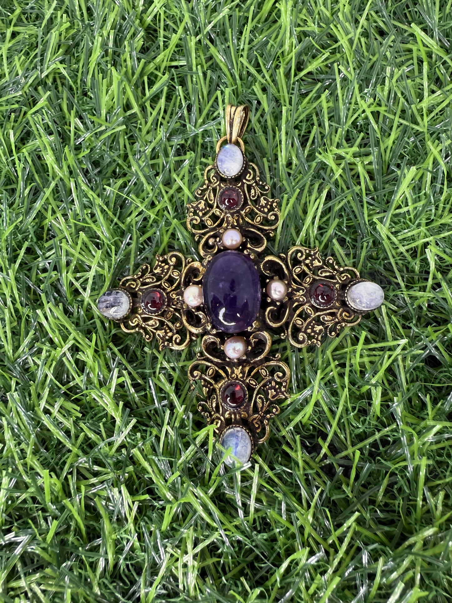 Italian Amethyst Charm