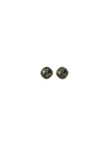 Sorrelli Black Diamond Cushion-Cut Solitaire Stud Earrings