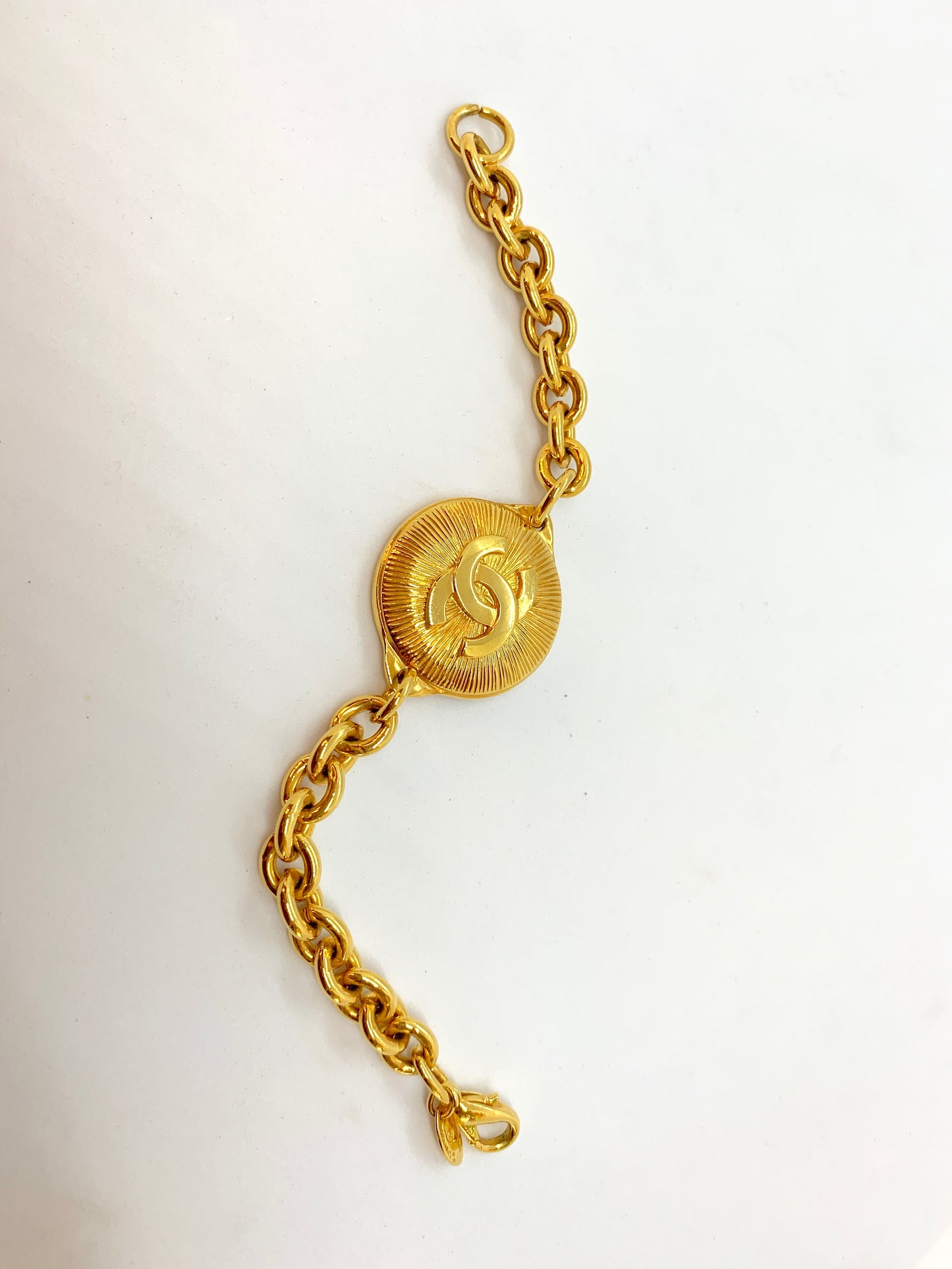 Vintage Chanel Disc Bracelet