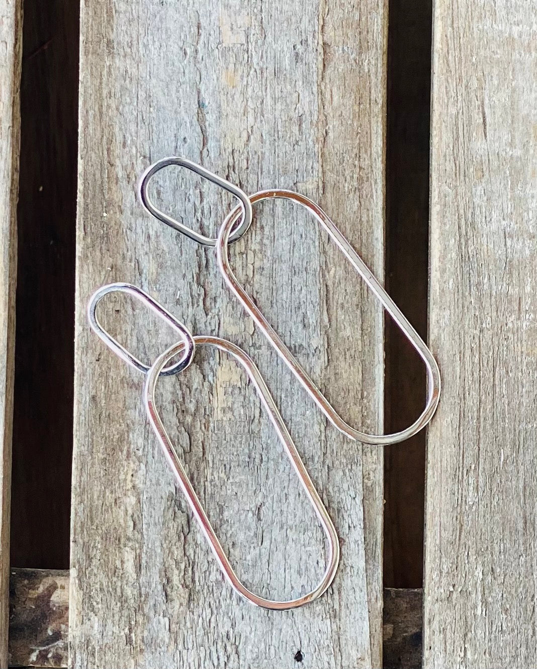 Sterling Silver Double trouble earrings