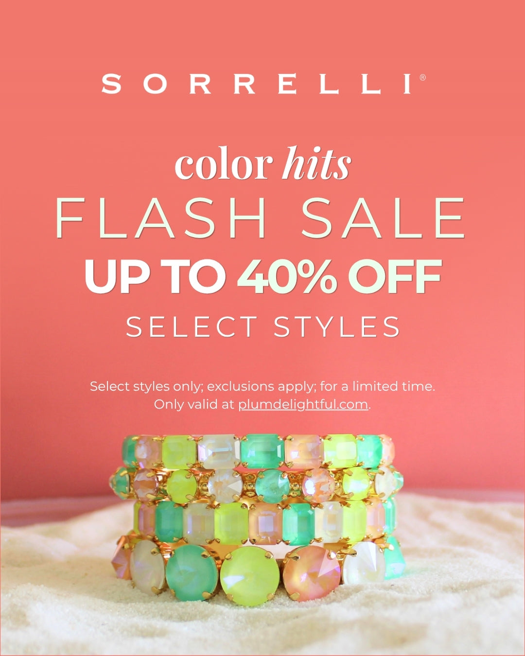 Sorrelli - up to 40% off color hits flash sale