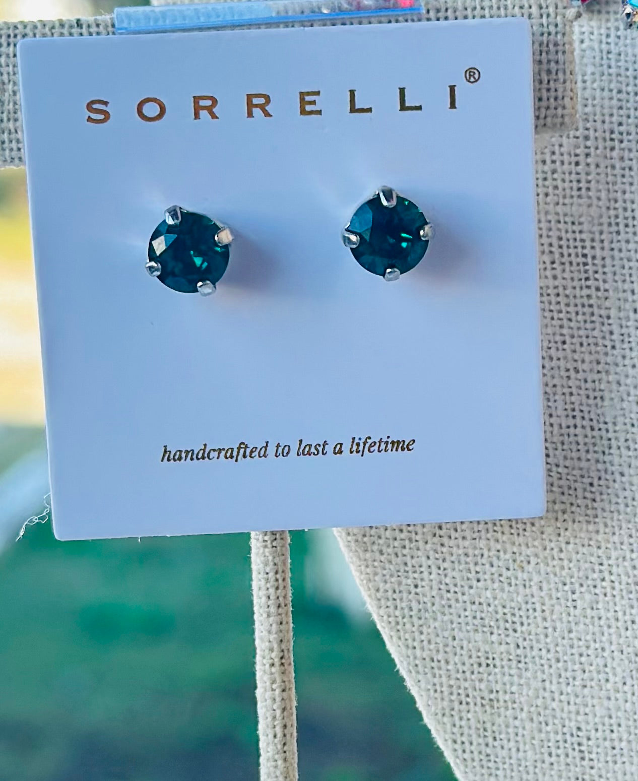 Merry and Bright two piece set on silver