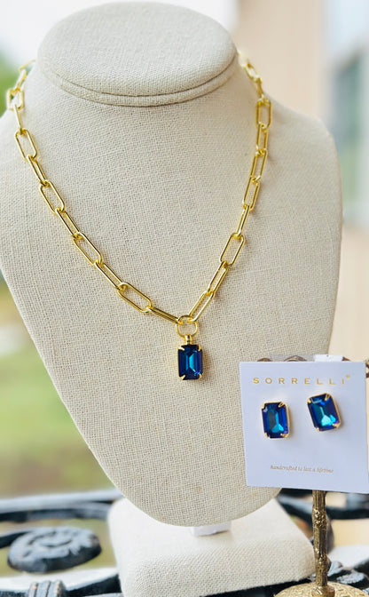 Nia Pendant Set- burgundy delite