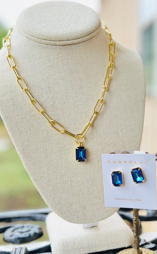 Nia Pendant Set- burgundy delite