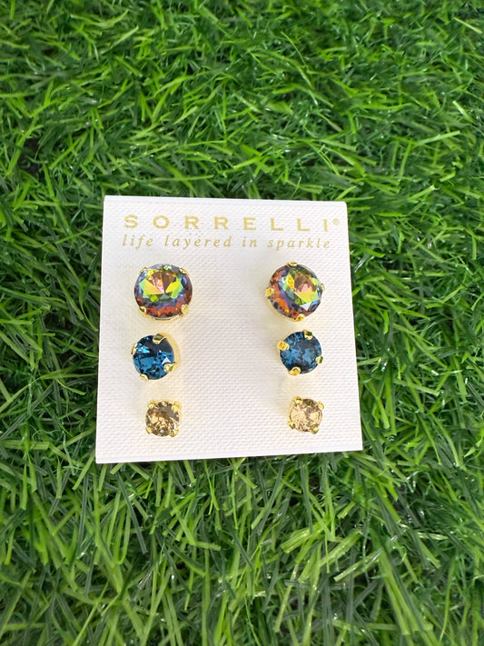 Sorrelli Super Multi Stud Earrings