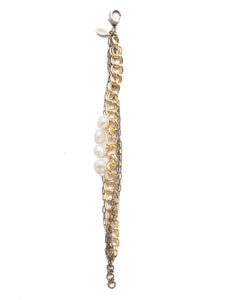 Sorrelli Modern Pearl Wren Classic Bracelet