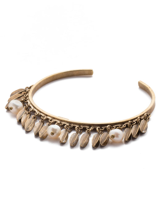 Sorrelli Modern Pearl Twyla Cuff Bracelet