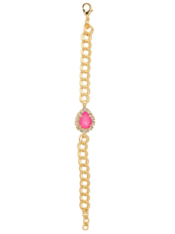 Sorrelli Electric Pink Mallory Tennis Bracelet