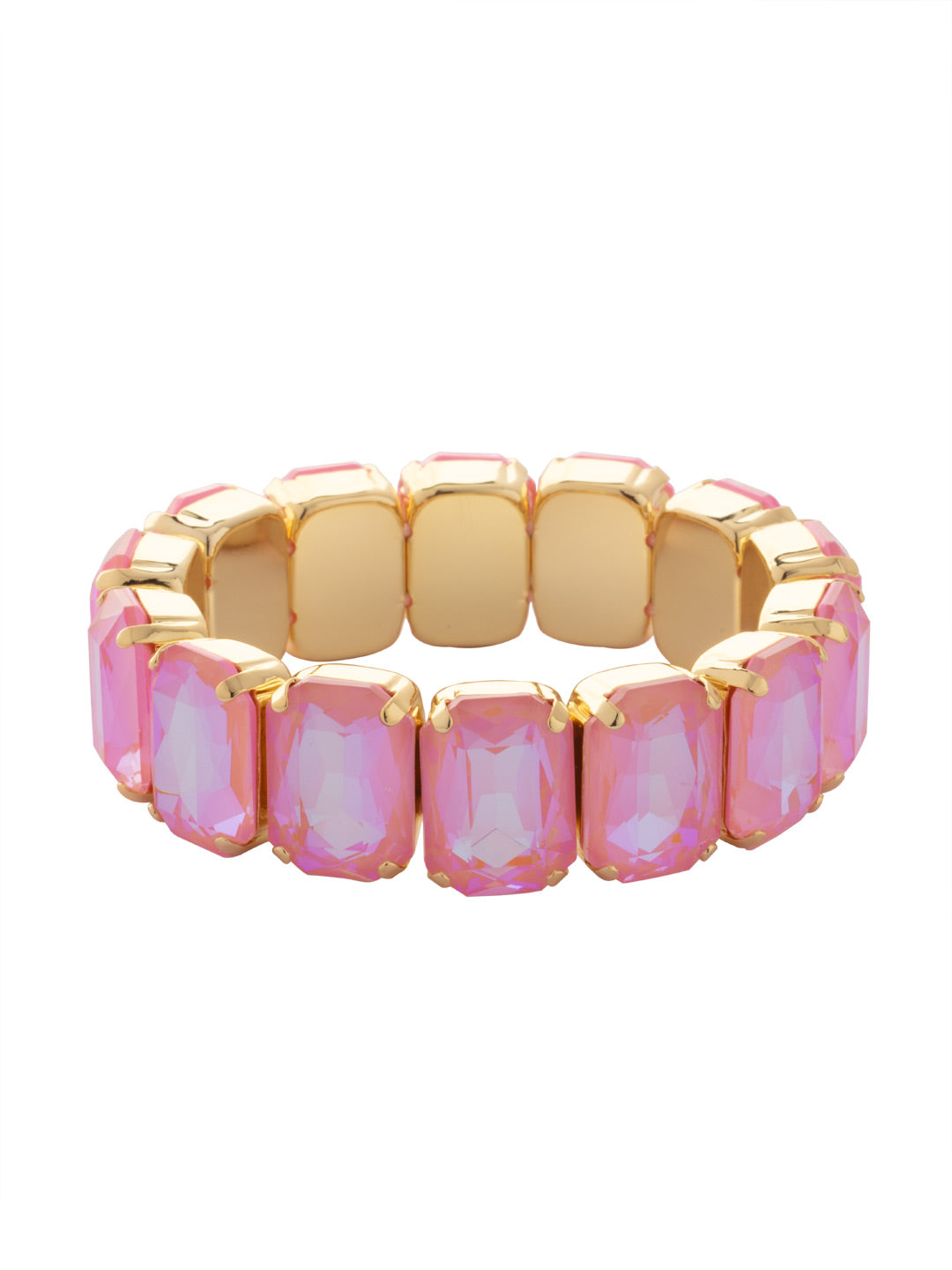 Sorrelli Big Flirt 7 Inch Emerald Cut Stretch Bracelet