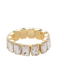 Sorrelli Crystal Emerald Cut Stretch Bracelet