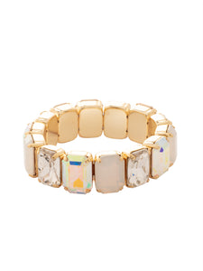 Sorrelli Icicle 7 Inch Emerald Cut Stretch Bracelet