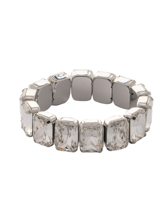 Sorrelli Crystal Emerald Cut Stretch Bracelet